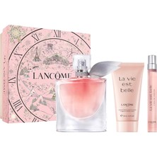 Lancome La Vie Est Belle Edp 50 ml + Body Lotion 50 ml + Edp 10 ml Kadın Parfüm Seti