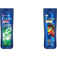Clear Men Günlük Arınma ve Ferahlık Sedir Ağacı ve Okaliptus Özleri Kepeğe Karşı Etkili Şampuan 350 Ml(2) Clear Men Kepeğe Karşı Etkili Şampuan Legend By Cr7 Cristiano Ronaldo 350 Ml(1)