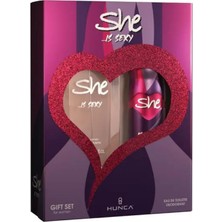 She Sexy Kadın Parfüm Seti 50 ml Edt + 150 ml Deodorant