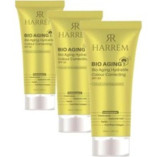 Bio Aging Ton Eşitleyen Nemlendiricili Yaşlanma Karşıtı Yüksek Koruyuculu 50+ Spf cc Krem 50 ml (3 Paketi)