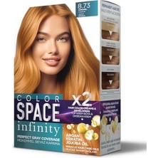 Space Infınıty Set Saç Boyası 8.73 Karamel