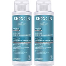 Hydra Micellar Makyaj Temizleme Suyu – Hyalüronik Asitli, Ipek Proteinli, Hassas Ciltler Için, Yağsız ve Durulama Gerektirmez, 500 ml (2 Paketi)