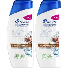 & Shoulders Erkeklere Özel Kafeinli Dökülme ve Kepek Karşıtı 750ML Şampuan (2 Paketi)