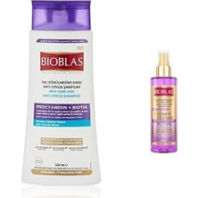 Bioblas 360 ml Anti-Stress Şampuan + Kolajen & Keratin 200 ml Sıvı Saç Kremi