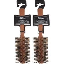 Difaş Naturel 3043 Fön Fırçası Askili (2 Paketi)