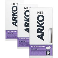 Arko Men Sensitive Tıraş Sonrası Krem 50 ml (3 Paketi)