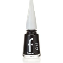 Dry Hızlı Kuruyan Ince Yapılı & Parlak Bitişli Oje QD10 Black Mınımalısm New