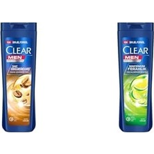 Clear Men Kepeğe Karşı Etkili Şampuan Saç Dökülmesine Karşı Kahve Çekirdeği Özü 350 Ml(1) Clear Men Maksimum Ferahlık Yağlı Saç Derisi Için Limon Özlü Kepeğe Karşı Etkili Şampuan 350 Ml(1)