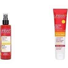Twisted Curls Hibiscus & Shea Butter Kıvırcık ve Dalgalı Saçlara Özel Sıvı Saç Bakım Kremi 200 Ml- Vegan x Durulanmayan Bakım Kremi 175 Ml- Vegan