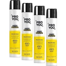 Professional Medium Hold Hair Spray 500ML (4 Paketi)