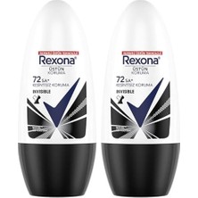 Rexona Üstün Koruma Kadın Roll On Deodorant Invisible 72 Saat Kesintisiz Koruma 50 ml (2 Paketi)