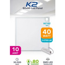 60X60 Global 48WAT Sıva Altı Ledpanel 10 Adet
