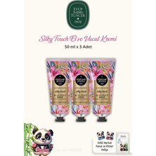 3 'lü Pj El ve Vücut Kremi Silky Tüp 50 ml VE%100 Pamuk Rosıe
