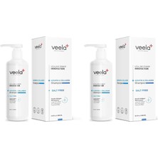 Hasar Görmüş Saçlar Için Tuzsuz Keratin ve Kolajen Bakım Şampuanı - Keratin & Collagen Shampoo (2 Paketi)