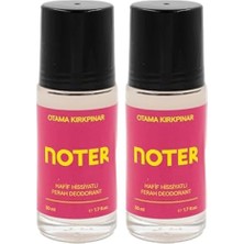 Noter Hafif Hissiyatlı Ferah Jel Deodorant 50 ml (2 Paketi)
