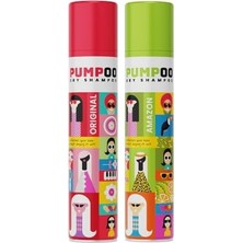 Pumpoo Orijinal Kuru Şampuan x Pumpoo Amazon Kuru Şampuan