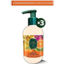 Bodrum Mandalinası El ve Vücut Losyonu 280 ml x 3
