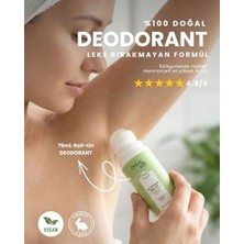 Doğal Roll-On Deodorant Ter Kokusu Önleyici Leke Bırakmayan (Bitkisel/vegan) 75ML