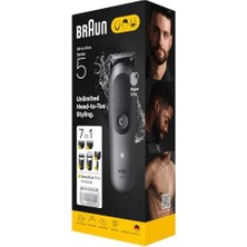 Hepsi Bir Arada Series 5, 7’si 1 Arada Tıraş Kiti, Keskin Bıçak, Vücut Tıraşı AIO5520
