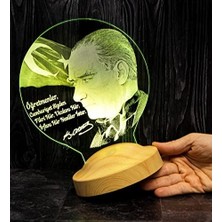 Atatürk Sözleri Hediye LED Lamba, Atatürk Görselli Hediyeler