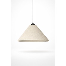 Modern Sarkıt Avize, Minimalist Pendant Lamba, Bej Dokulu Metal Gövde, Yemek Masası & Salon Aydınlatma, Tavan Lambası, Dekoratif Iç Mekan Aydınlatma