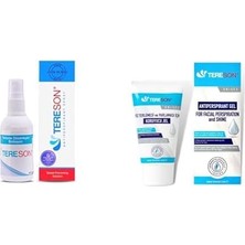 Tereson El,ayak ve Koltuk Altı Terleme Düzenleyici Solüsyon 50 ml ve Tereson Yüz Terlemesi ve Parlaması Için Koruyucu Jel, 50ML