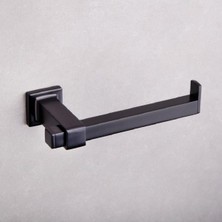 Q-Lıne Tuvalet Kağıtlığı Siyah Renk 41X73X157 mm