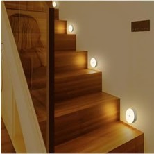 Hareket Sensörlü Şarjlı LED Lamba - Banyo Mutfak Otomatik Lamba (2)