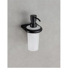 Dorado Sıvı Sabunluk Cam/siyah Renk 175X99X107 mm