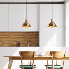 Siyah Tekli Sarkıt Aydınlatma Metal Sıvama, Ev, Ofis, Cafe, Restoran Avizeleri, E27 Duy