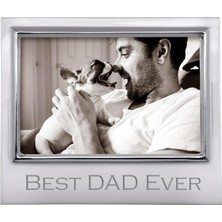 Best Dad Ever Imzalı 10,2 cm x 15,2 cm Çerçeve