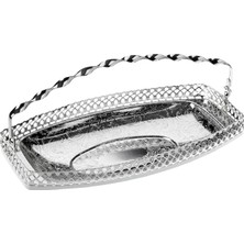 Saplı Oval Kurabiyelik 24 x 12,5 cm