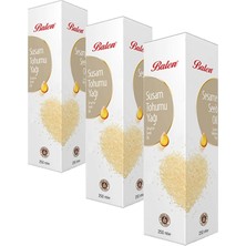 Balen Susam Yağı (Soğuk Preslenmiş) Için 250 ml (3 Paketi)