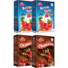 Afia Helal Sertifikalı Pasta Malzemeleri (Krem Şanti, Çikolatalı Sos)