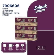Selpak Professional Z Katlı Dispenser Havlu,12 x 200 Yaprak