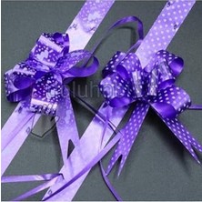 Paket Süsü Pratik Fiyonk 10'lu 35 cm Lila