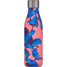 Les Artıstes Paris A-4331 Bottle'up Termos, 500 Ml, Bpa Içermeyen Termos, Tekrar Kullanılabilir, 12 Saat Sıcak ve 24 Saat Soğuk Tutar, Paslanmaz Çelik, Mavi Inci Tasarım