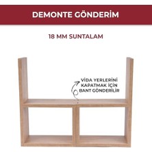 Pıkas Tezgahüstü Ayarlanabilir Çok Amaçlı Raf – Baharatlık, Kahve Köşesi ve Mutfak Organizeri (Kahverengi)
