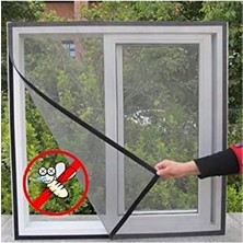 Cırt Bantlı Yapışkanlı 100CM x 150CM Kesilebilir Pencere Sinekliği