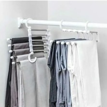 Çok Amaçlı Katmanlı Askılık Organizer, Dolap Içi Hareketli Pantolon, Kravat ve Şal Askı Sistemi