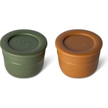Mini Sos Kapları 2'li Set - Caramel/green 1286876