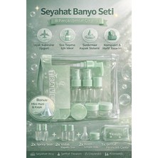 Empressco Single 8 Parça Seyahat Bakım ve Kozmetik Seti Düzenleyici Uçak Araba Kabin Uyumlu Premium Set - Fiyatı, Yorumları