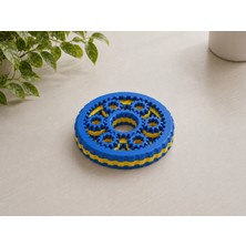 Hobby Fab Design 2 Renk Stres Çarkı - 2 Renk Dişli Stres Çarkı - 2 Renk  Stres Oyuncağı - 2 Renk Dişli Mekanizmalı Fidget Oyuncak