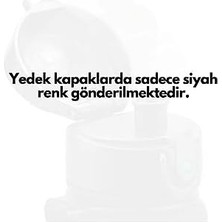 350ML-500ML Uyumlu Siyah Yedek Kapak