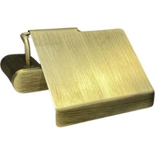 Ovalın Kapaklı Tuvalet Kağıtlığı Antik 87X137X159 mm