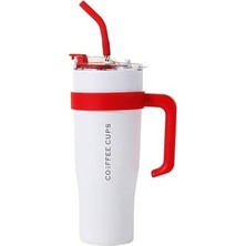 304 L Çelik 1,2 L Beyaz Pipetli Kamp Piknik Termos CIN909BY