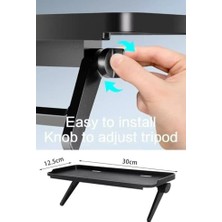 Monitör Üstü Stand Organizer Düzenleyici Raf Tv Üstü Stand Ekran Üstü Raf Kurulumsuz Ayarlanabilir Monitör Rafı Masaüstü Düzenleyici Kaymaz Yüzey Tv Rafı