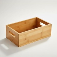 Bambu Ekmeklik, Bambu Ekmek Sunum Sepeti, Bambu Ekmek Sunum Kutusu 25X14X8 cm
