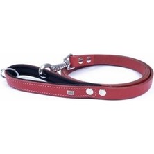 Sibelora Home Konfor Klasik Deri Köpek Gezdirme Tasması Kırmızı 2X140 cm