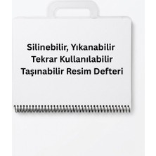 The Monarch Co Silinebilir ve Yıkanabilir Çocuk Boyama Kitabı - Tekrar Kullanılabilir Taşınabilir Resim Defteri ve Aktivite Seti
